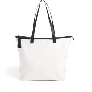 Walter Baker Carly Natural Tote with Black Accents NWT